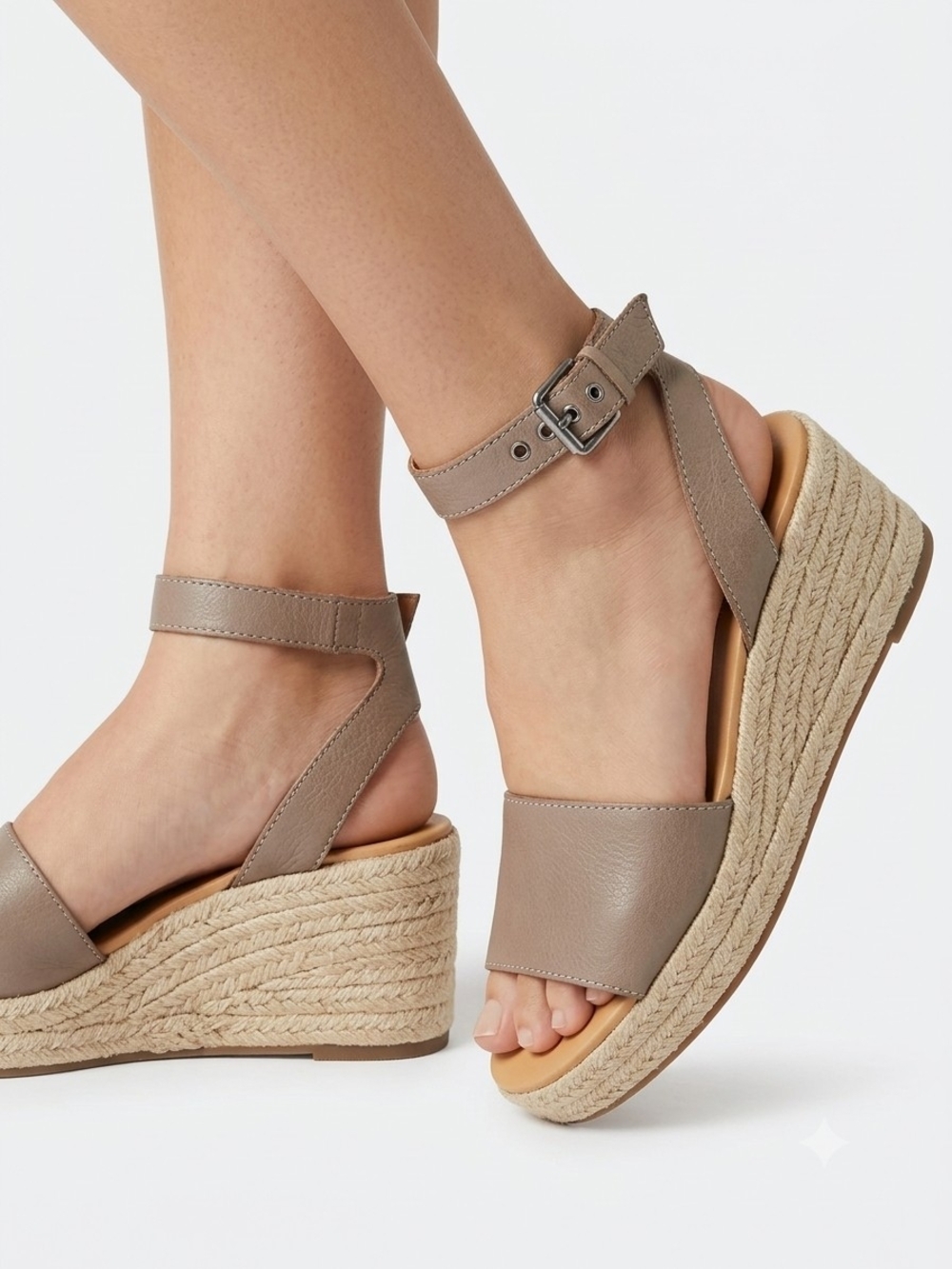 Lucky Brand "Joodith" Espadrille Wedge Sandals - Size 7.5